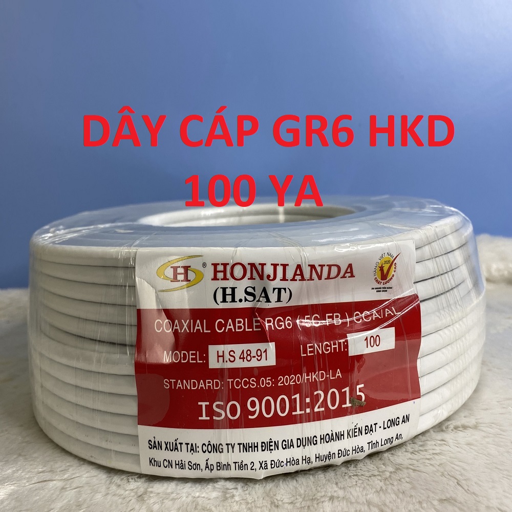 Dây cáp 5C 48Tim 100ya HJD (nhãn đỏ) (Cuộn) - SP000777