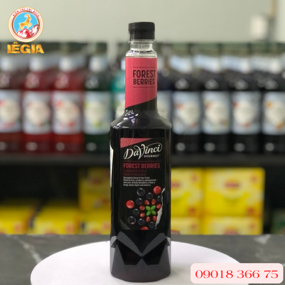 Siro davinci dâu rừng hỗn hợp 750ml - davinci forest berries syrup