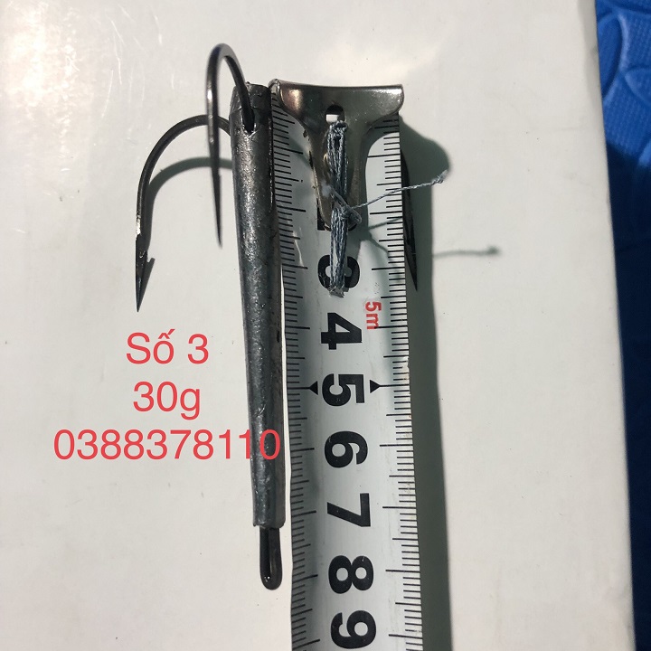 Lưỡi Câu Ba Tiêu Giật Chì Cao Cấp