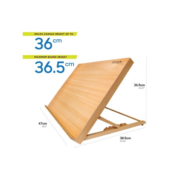Bảng Vẽ Để Bàn Gỗ Sồi Mont Marte A3