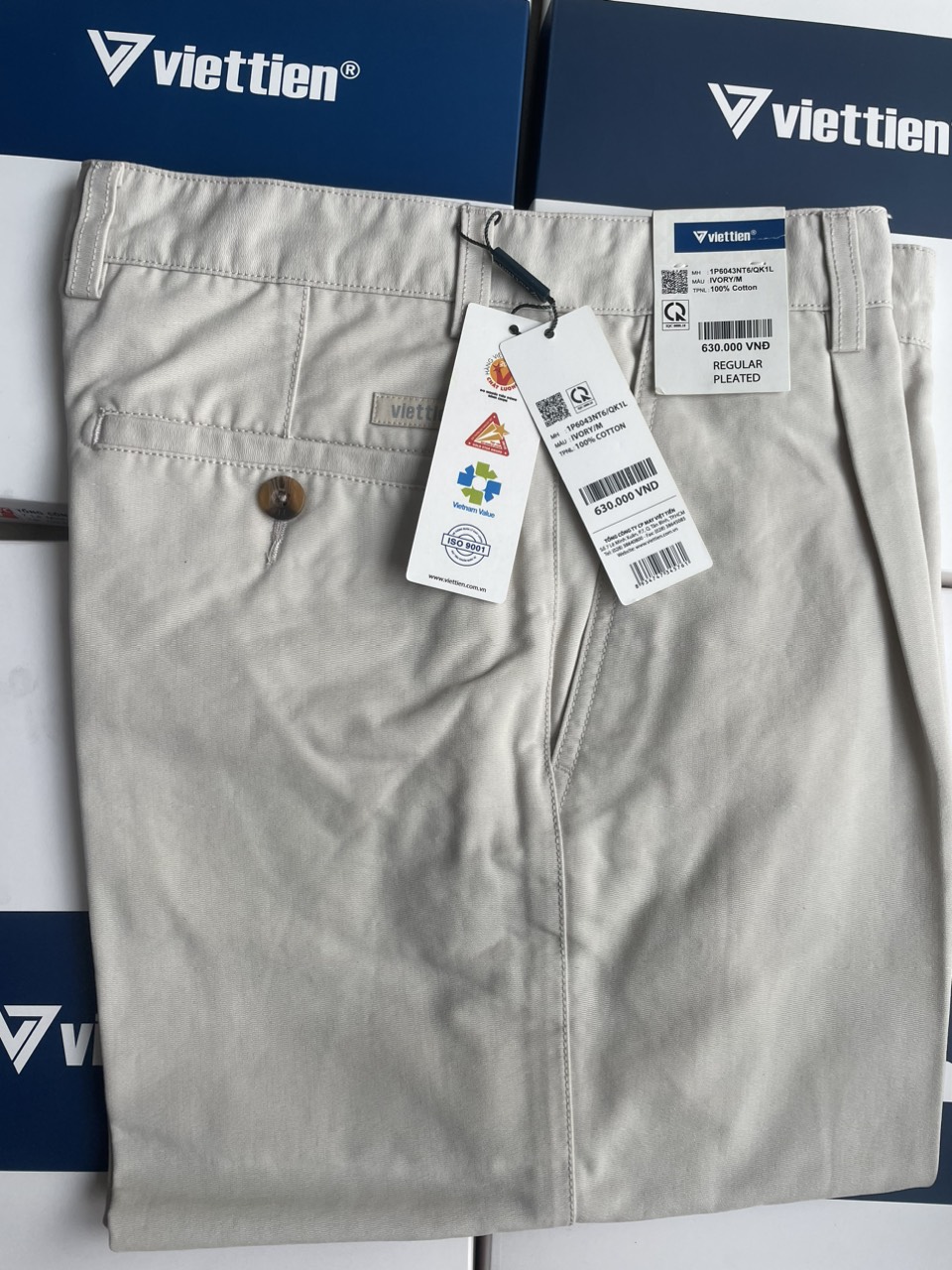 Quần kaki nam Việt Tiến