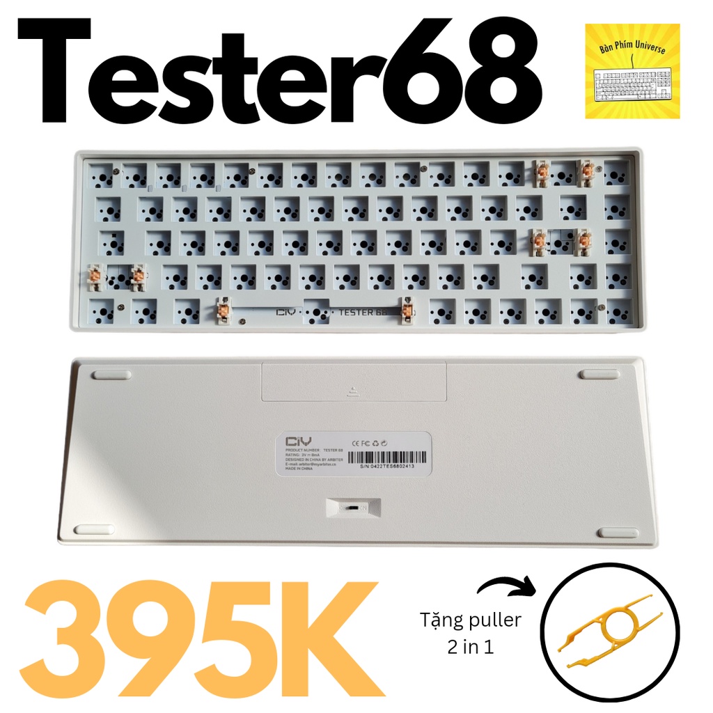 [Sẵn] Ciy Tester68 V2 - Kit Bàn Phím Cơ 2 Chế Độ Bluetooth Và Kết Nối ...