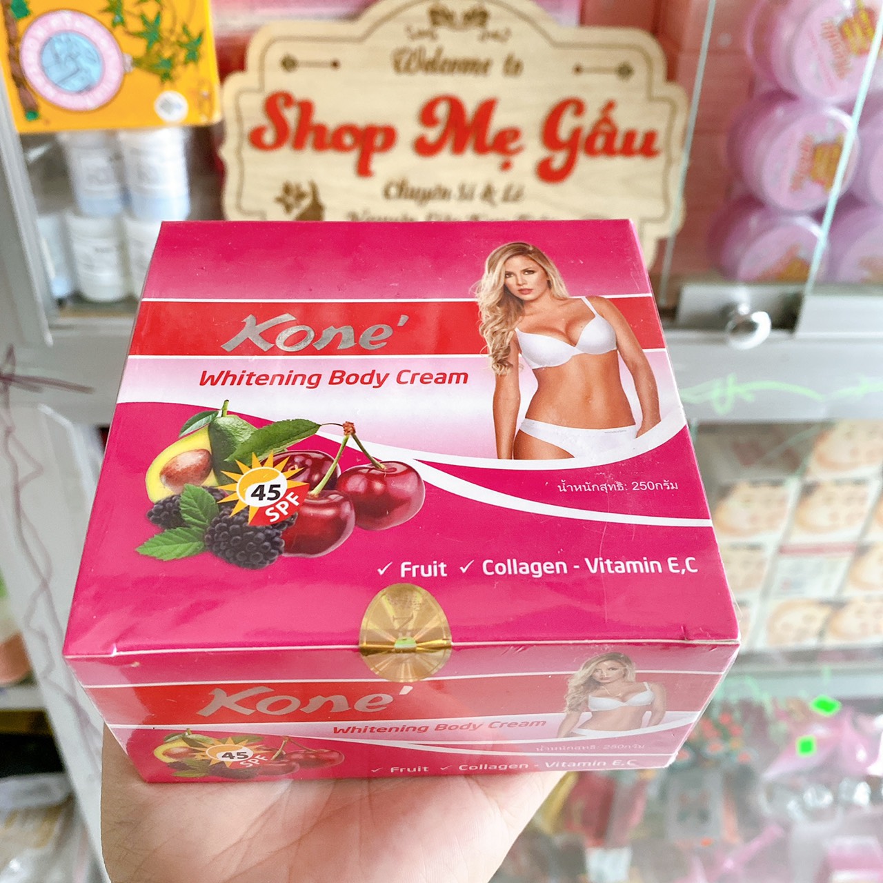 KEm body kone cherry 250g hàng thái