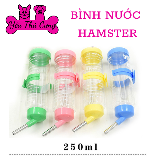Bình nước cho Hamster, Thỏ, Bọ ú, Sóc - YÊU THÚ CƯNG