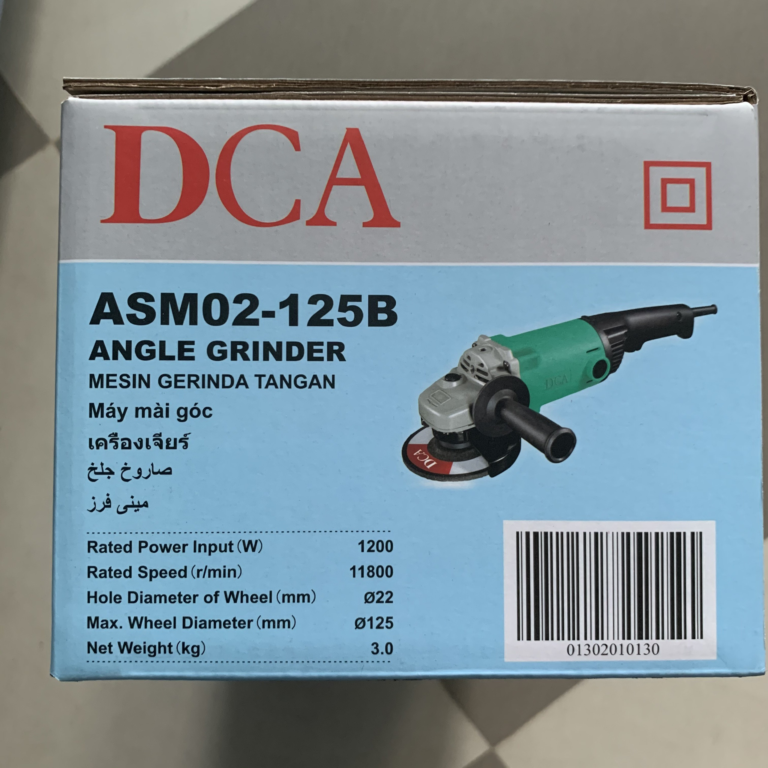 Máy mài góc 1200W DCA ASM02-125B