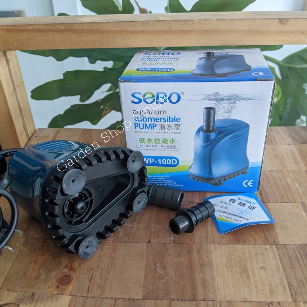 Máy bơm hồ cá hiệu SOBO 100D,200D,300D,500D, bơm hút đáy