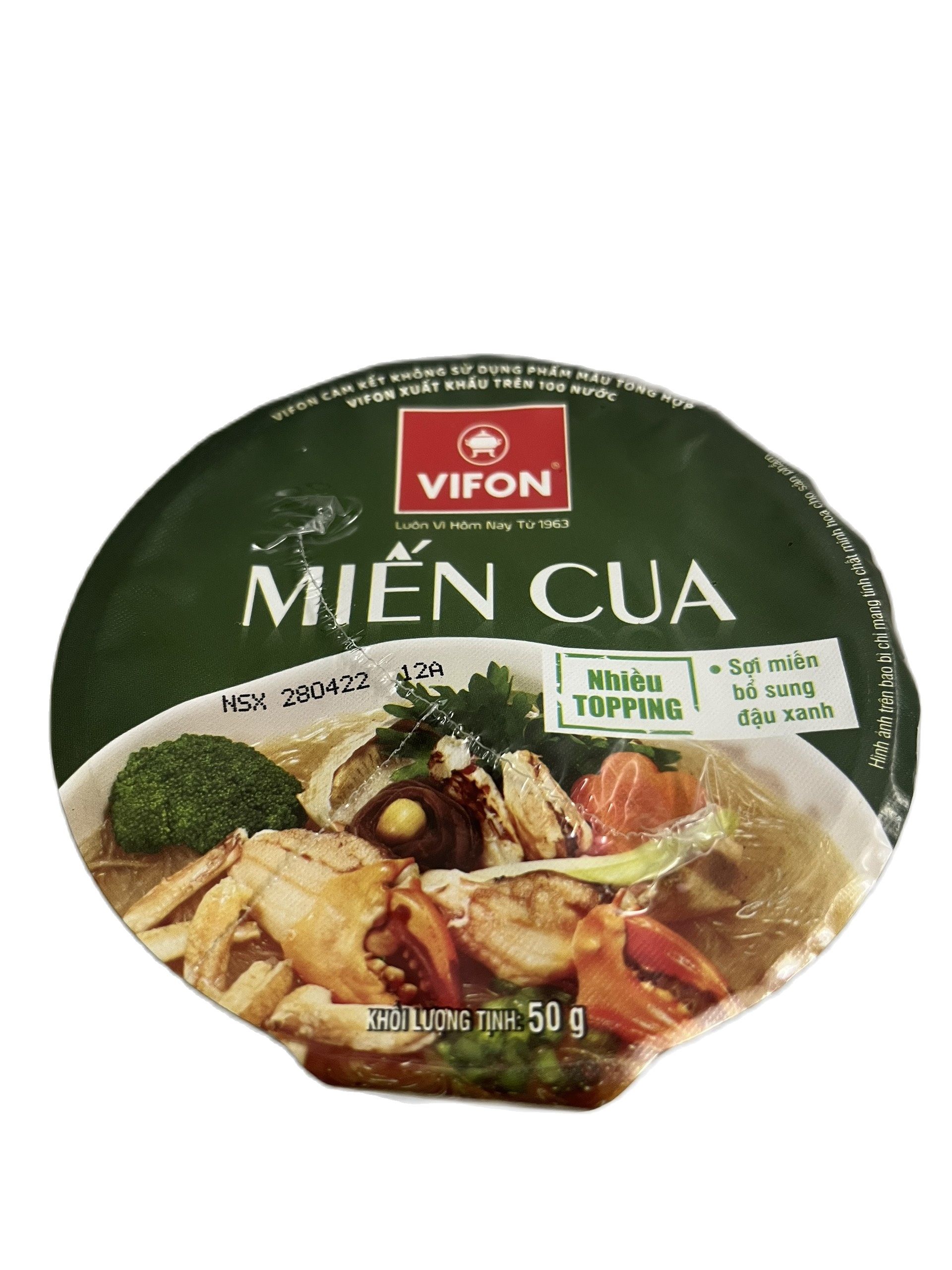 Miến cua VIFON ly 50g