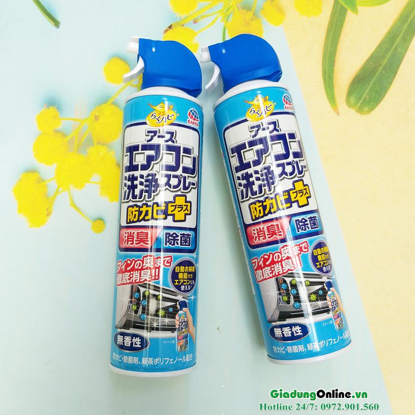 Chai xịt vệ sinh điều hòa Nhật Bản 420ml