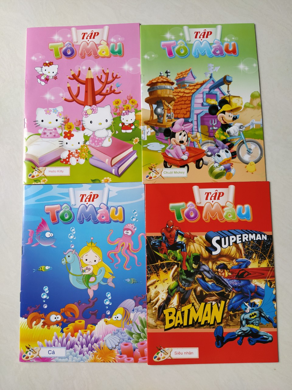 [HCM]Tập tô màu Khổ A5 - Combo Bộ 2 cuốn