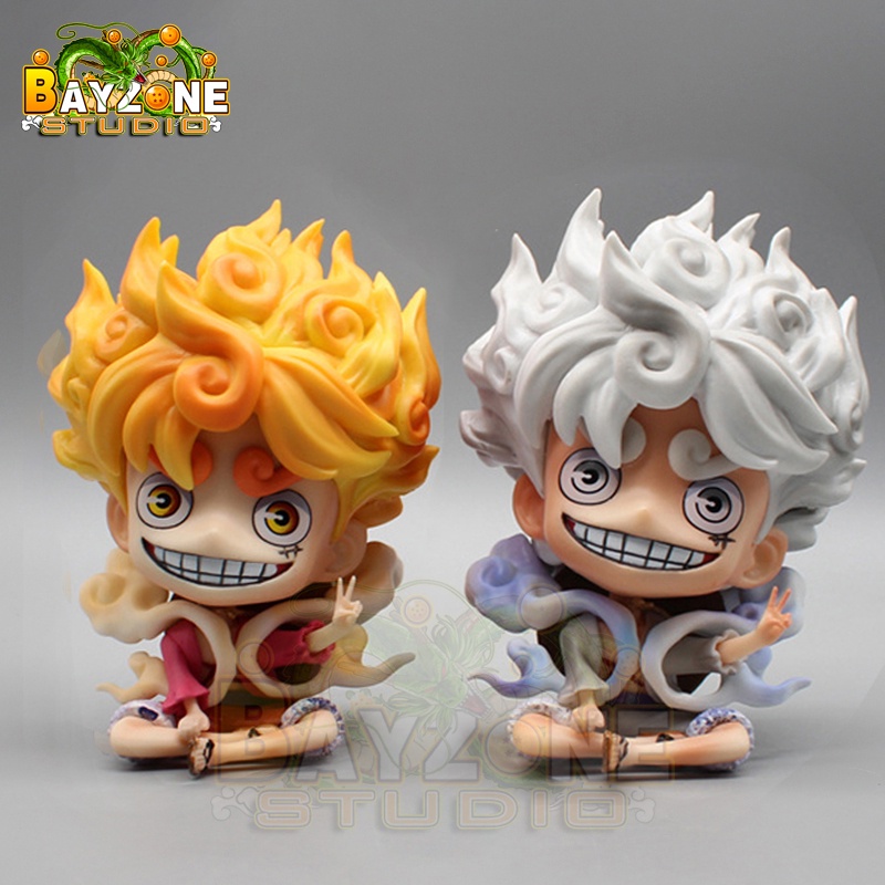 Mô hình chibi luffy gear 5 chất chất - mô hình one piece