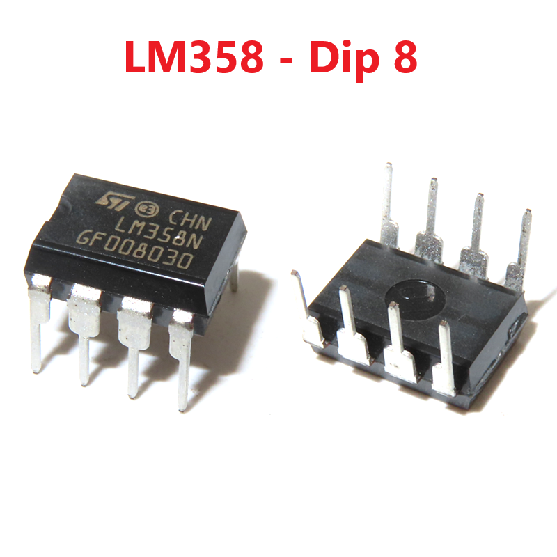 Gói 10 con lm358, 5 con, 1 con, 358 dip 8 chân cắm - ic khuếch đại thuật toán