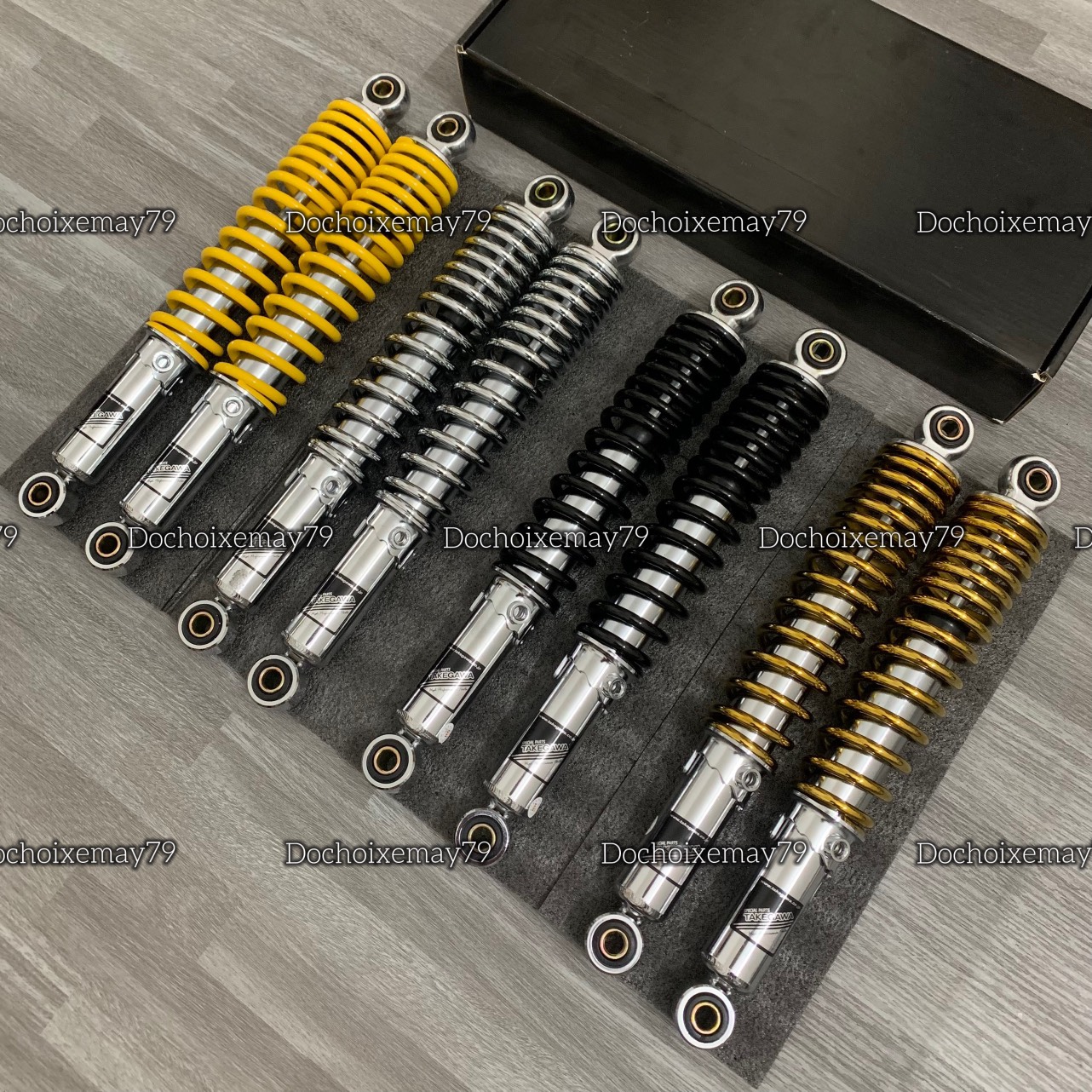 Phuộc sau Takegawa gắn Wave Dream Future Fuled Cub