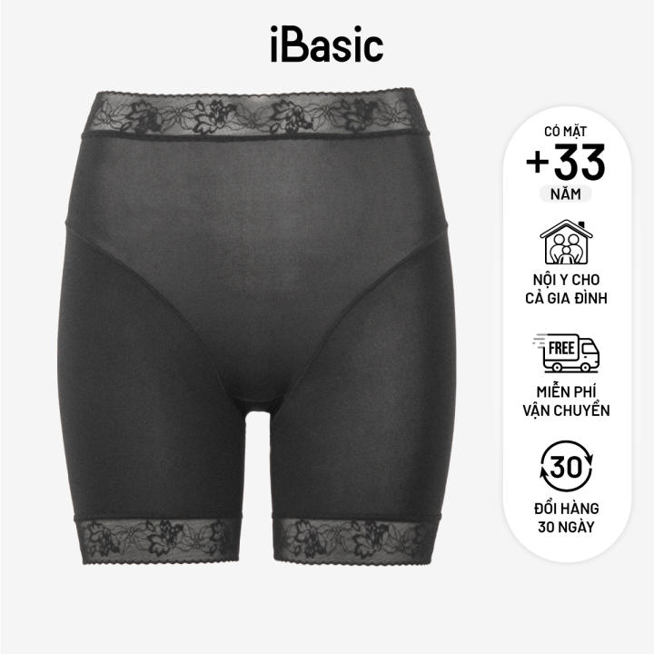 Quần lót mặc váy iBasic siêu mỏng phối ren PANW163