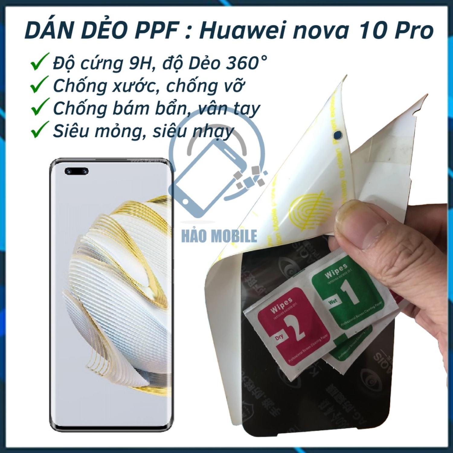 Dán dẻo ppf cho huawei nova 10 pro