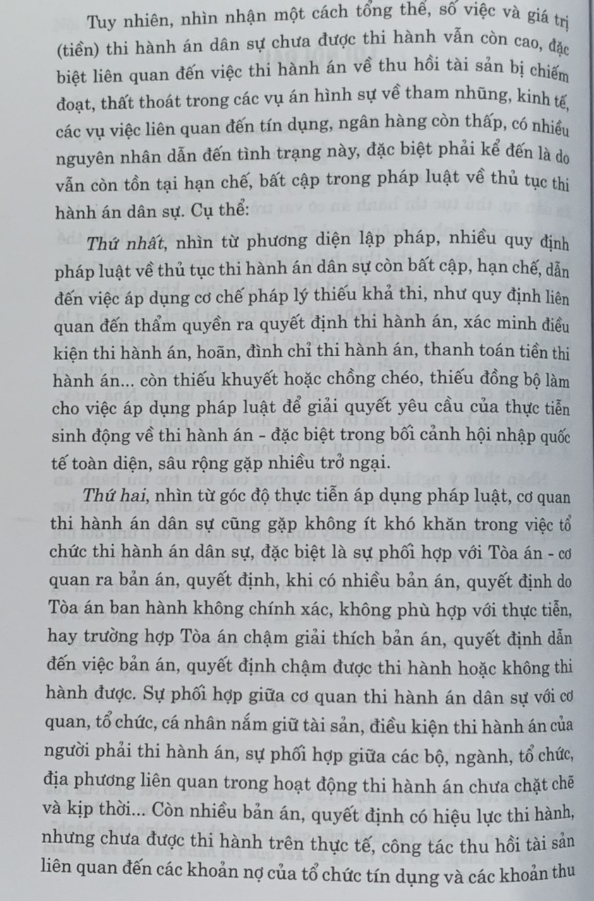 Pháp Luật Về Thủ Tục Thi Hành Án Dân Sự
