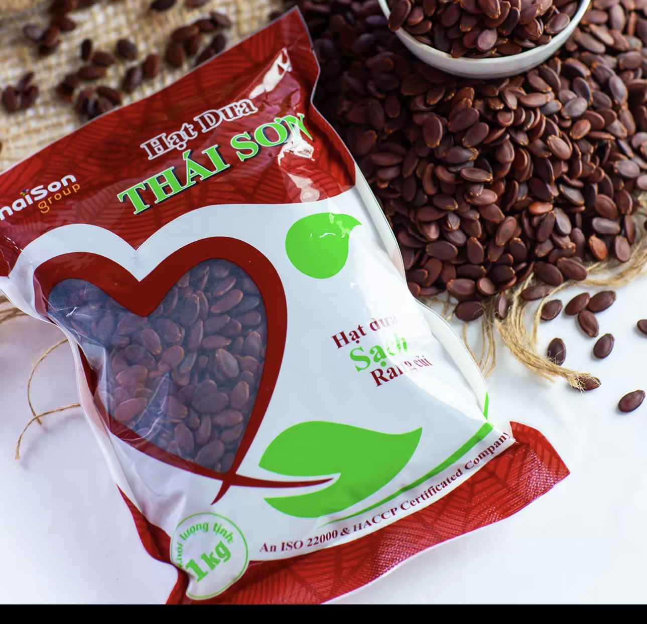 Hạt dưa sạch rang củi Thái Sơn loại 1