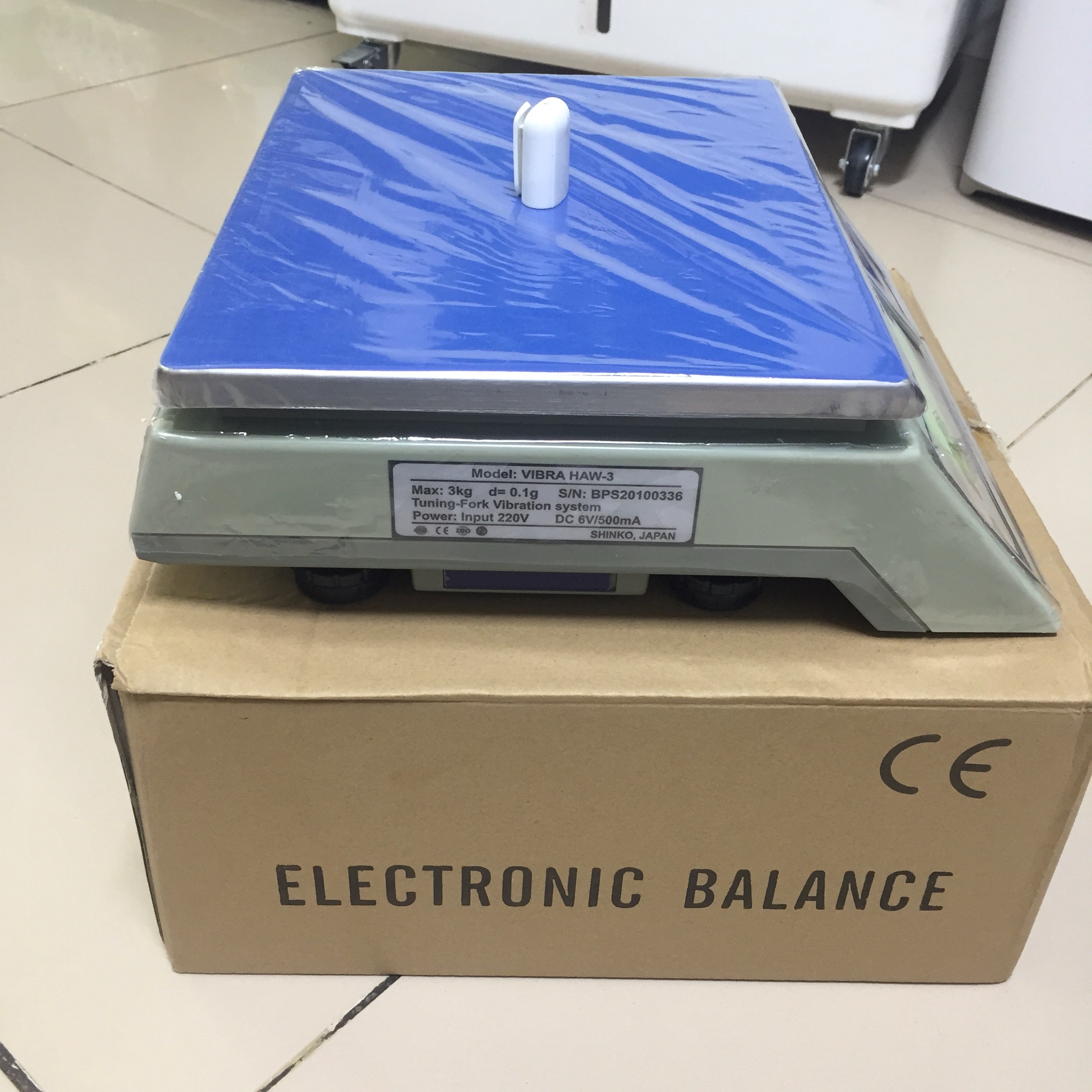 [SP000456] CÂN ĐIỆN TỬ VIBRA HAW-3C 3KG (Pin + nguồn)