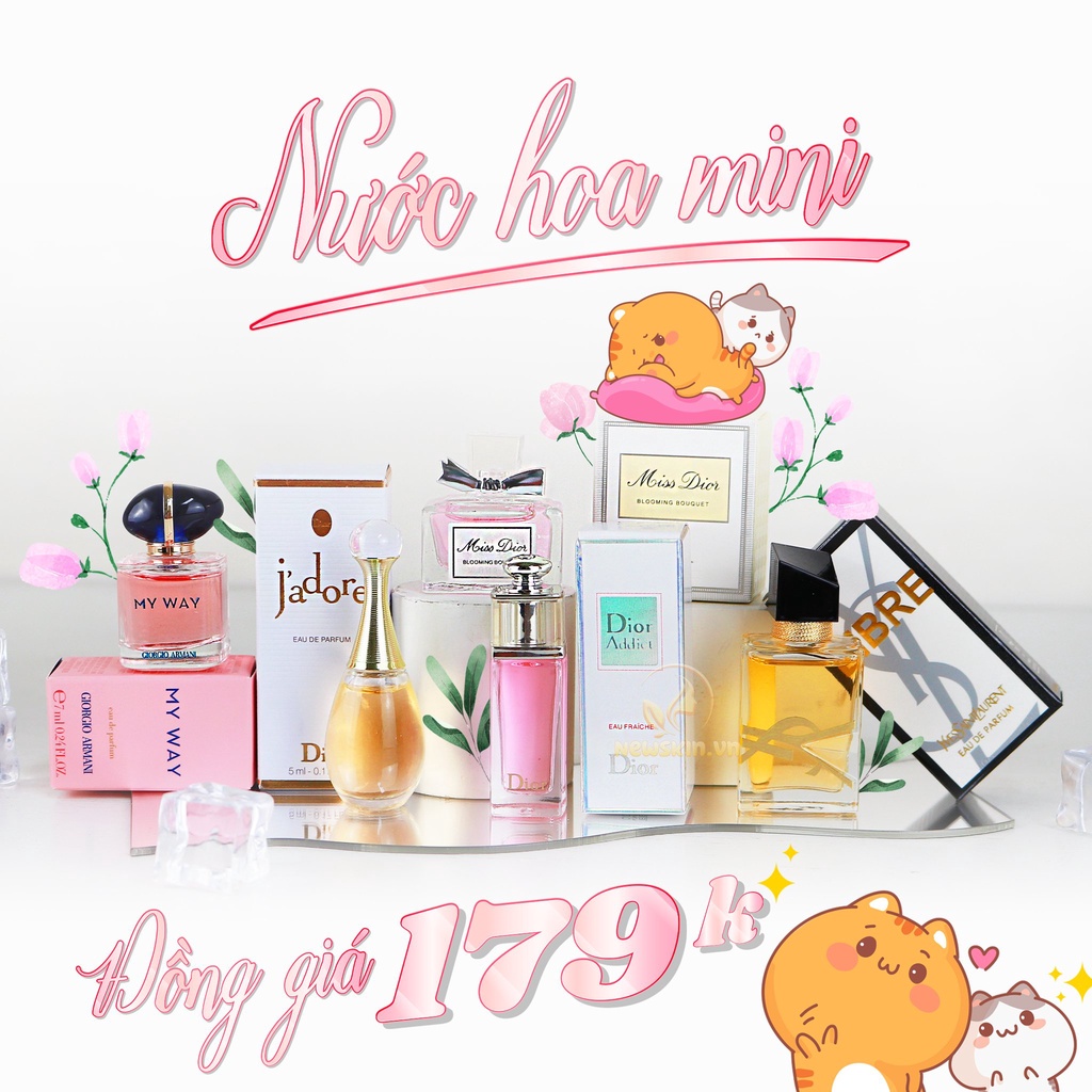 NƯỚC HOA CÁC LOẠI MINI SIZE