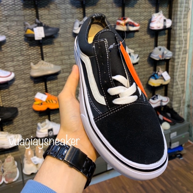 🔥ẢNH THẬT🔥Giày thể thao sneaker old skool đen trắng