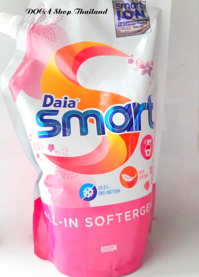 Nước giặt đậm đặc 2in1 DAIA SMART Thái Lan
