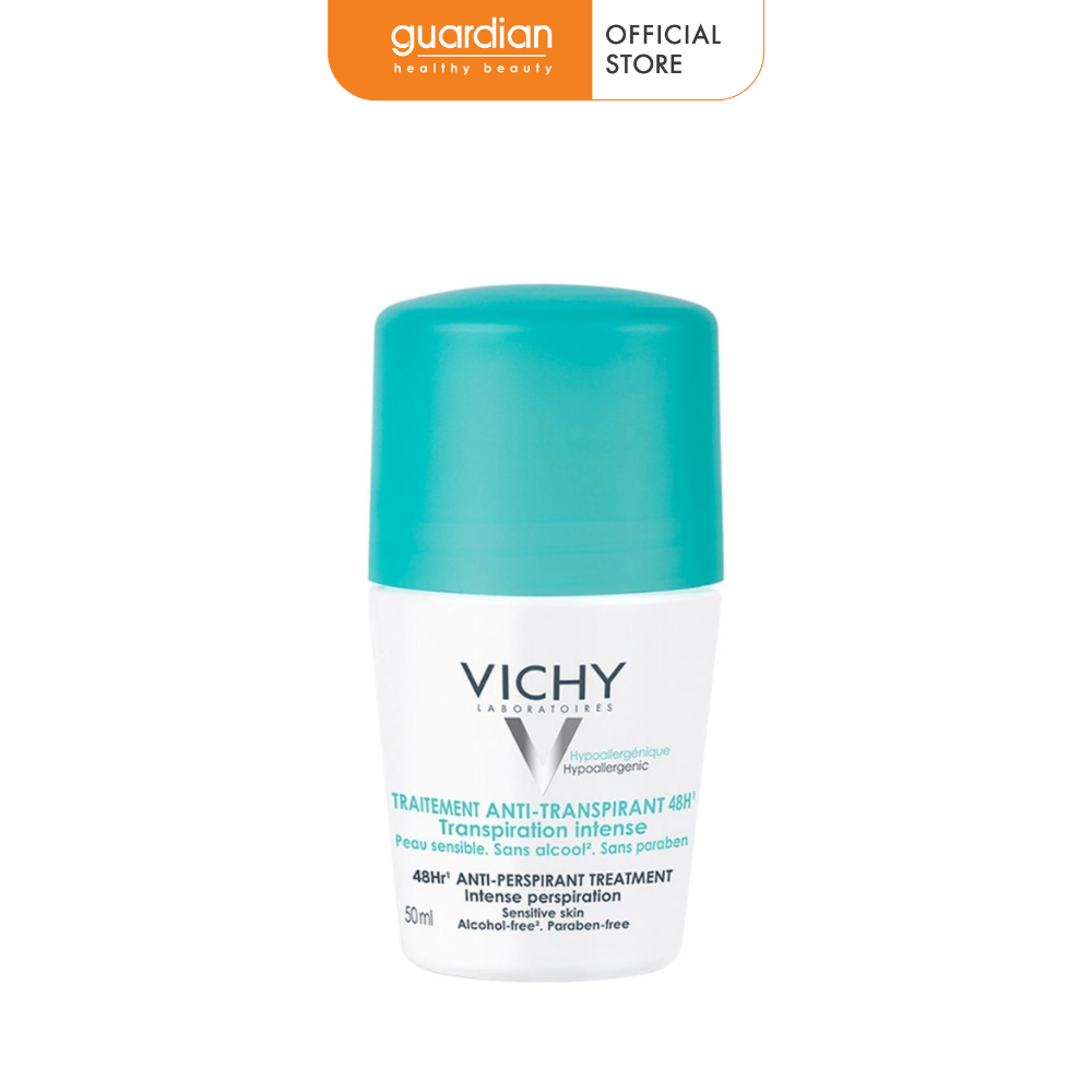 Lăn Khử Mùi Và Khô Thoáng Vùng Da Dưới Cánh Tay 48H Traitement Anti-Transpirant Vichy 50Ml