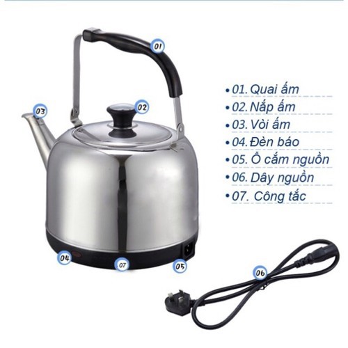 Ấm đun nước siêu tốc 4L 5L