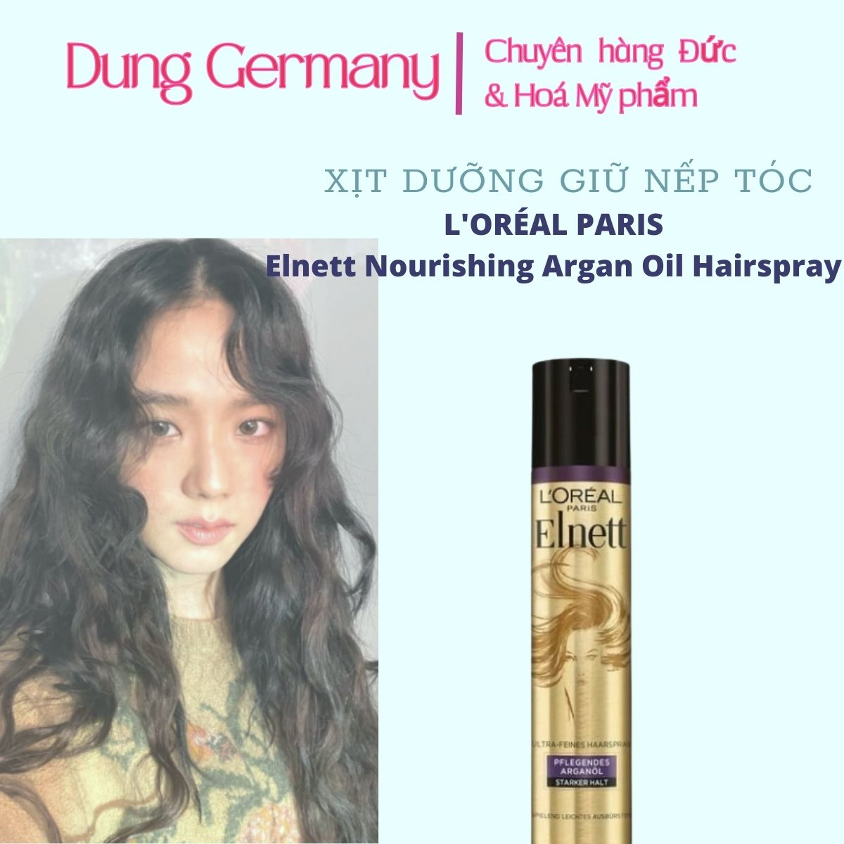 Xịt tóc giữ nếp L’OREAL ELNETT SATIN HAIRSPRAY - 250ml