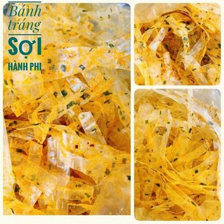 Bánh Tráng Long An Sợi Hành Phi - Siêu Ngon 250G
