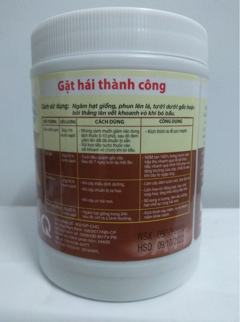 KÍCH THÍCH RA RỄ CỰC MẠNH N3M CHAI 500GRAM