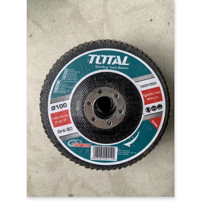 Nhám xếp tròn 100mm tới 115mm total