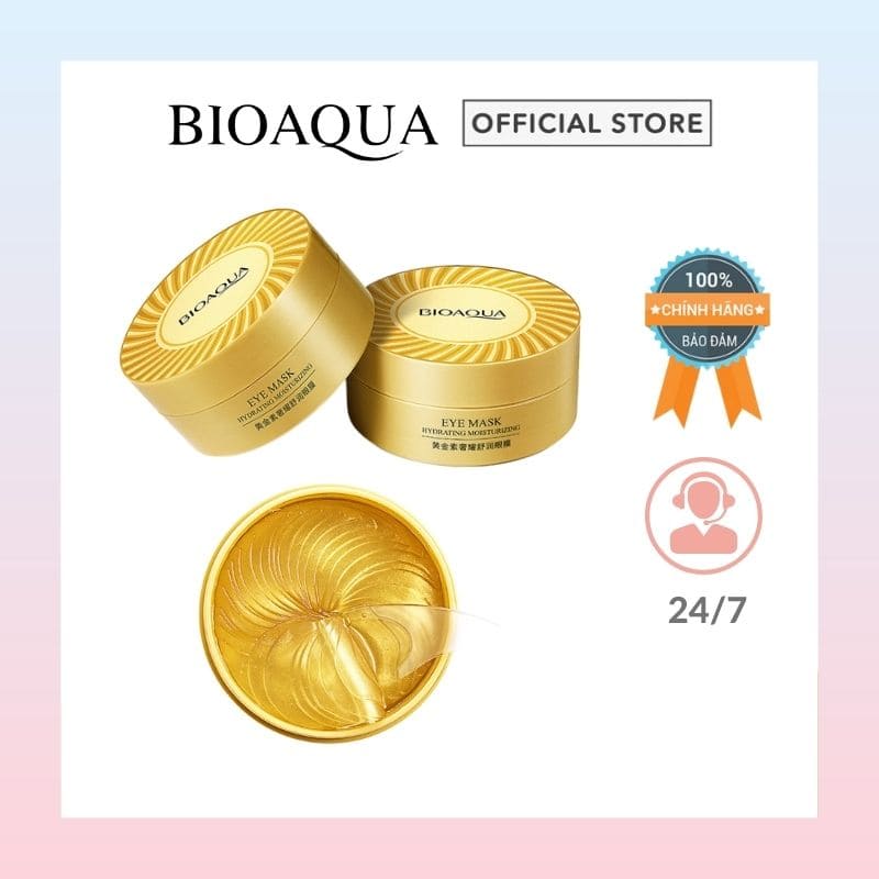 Mặt Nạ Mắt Collagen Bioaqua hộp 60 miếng ngăn ngừa thâm quầng mắt Bioaqua store