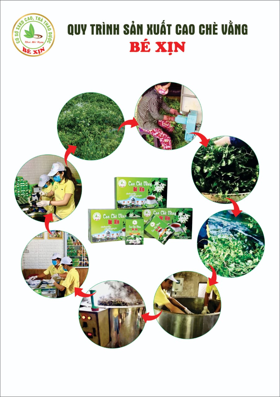 CAO LÁ VẰNG BÉ XỊN 5 TẤM (100g)