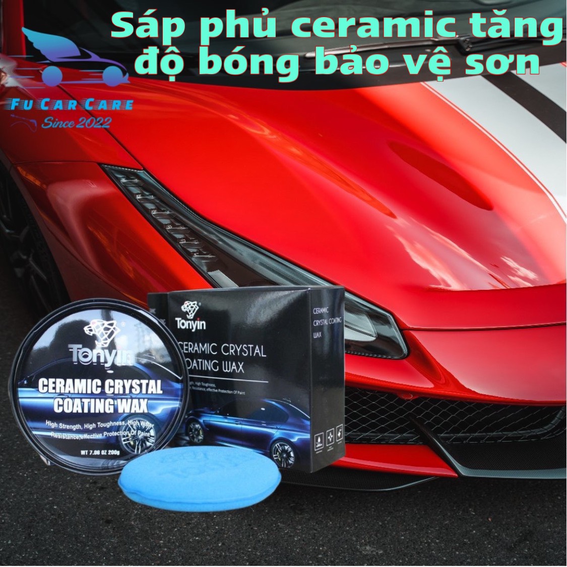 Coating glossy car motorcyle, ceramic coating Tonyin ceramic crystal coating wax 200g