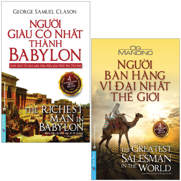 Fahasa - combo sách hay sách người giàu có nhất thành babylon + người bán hàng vĩ đại nhất thế giới