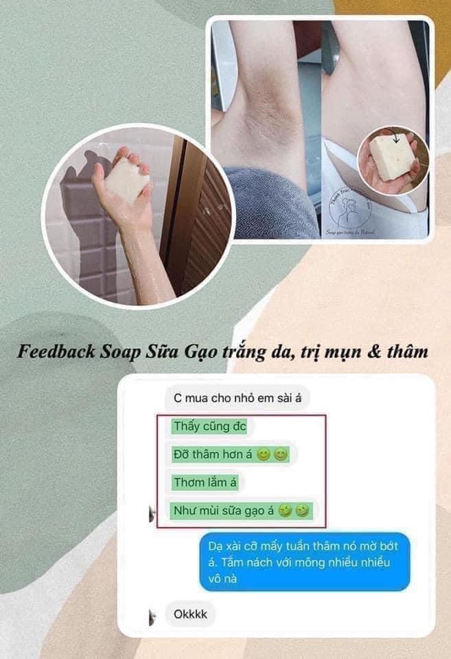 01 soap gạo JAM chính hãng Thái Lan