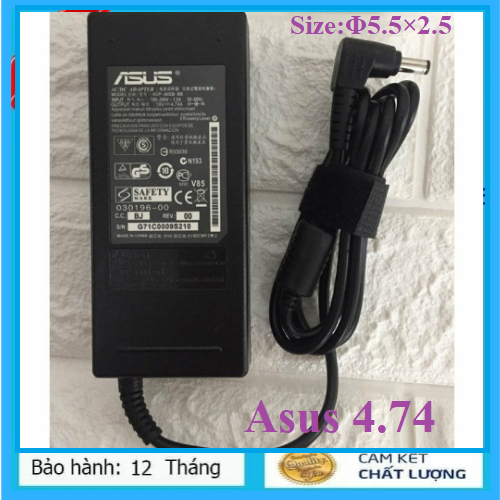 ⚡️SẠC ZIN⚡️ Sạc Laptop Asus 19V – 4.74A – 90W (Adapter Asus 4,7 )  TẶNG KÈM DÂY NGUỒN