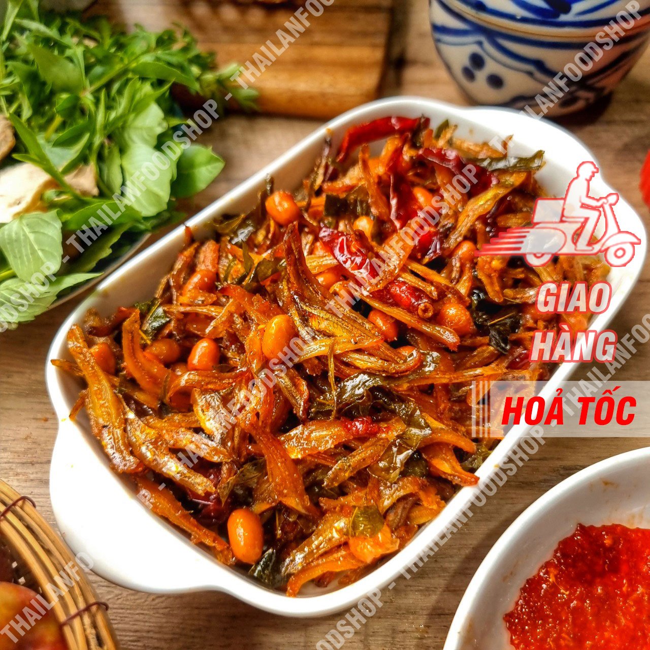 CÁ CƠM RIM ĐẬU PHỘNG (LẠC) Đặc Sản Nghệ An Lon 350gr