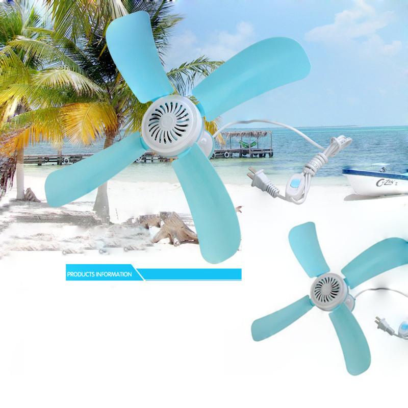 Quạt trần mini 4 cánh (Xanh)