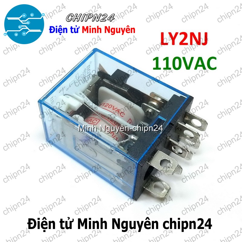 [1 con] (F86.T) Relay kiếng 8 chân 10A 110VAC (LY2NJ LY2N-J JQX-13F)