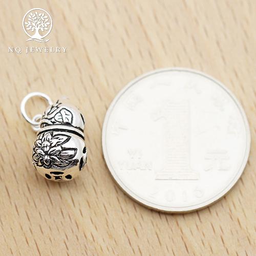 Charm bạc hình hồ lô treo - NQ Jewelry