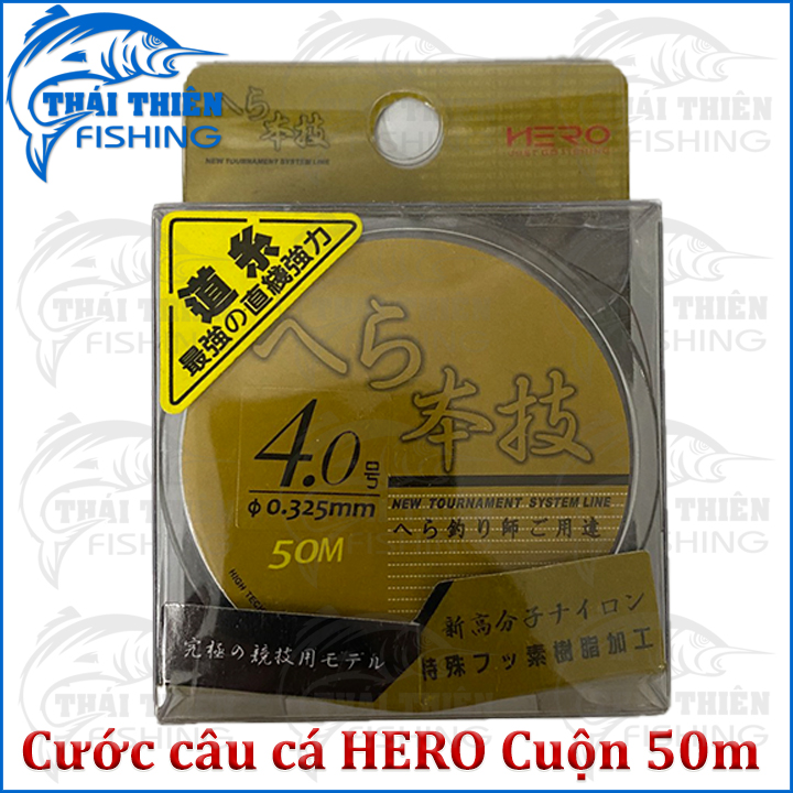 Dây câu, Cước câu cá Hero cuộn 50m