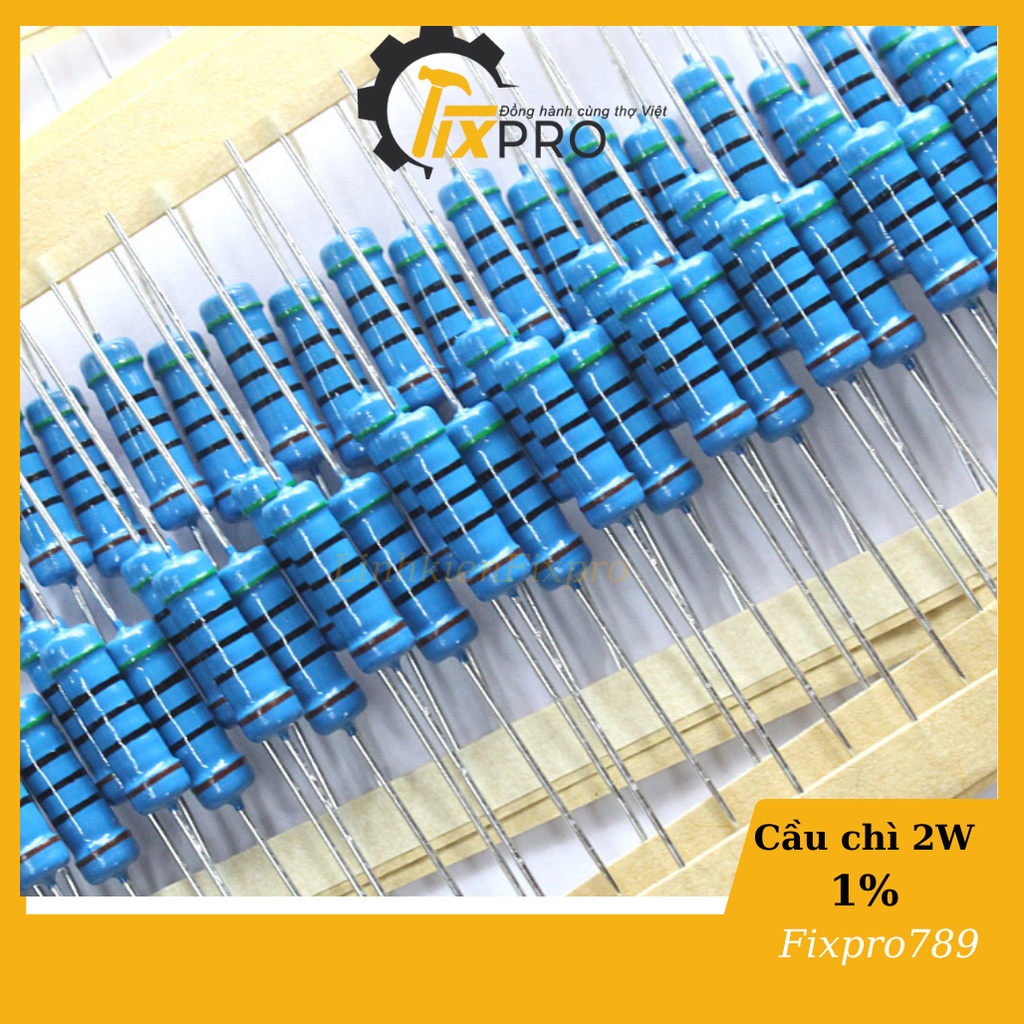 Các loại điện trở trong bếp từ 2W 1% chân đồng - Fixpro