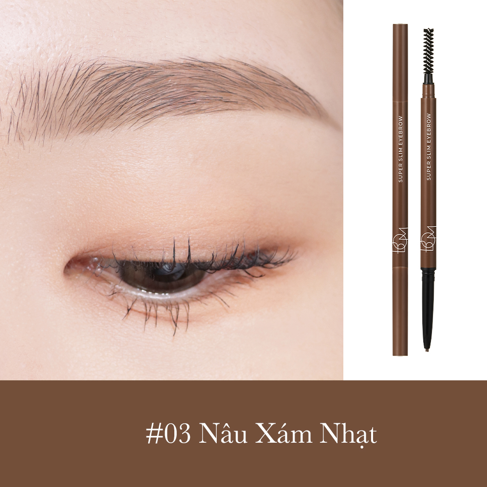 Chì Kẻ Chân Mày BOM Super Slim Eyebrow 0,1G