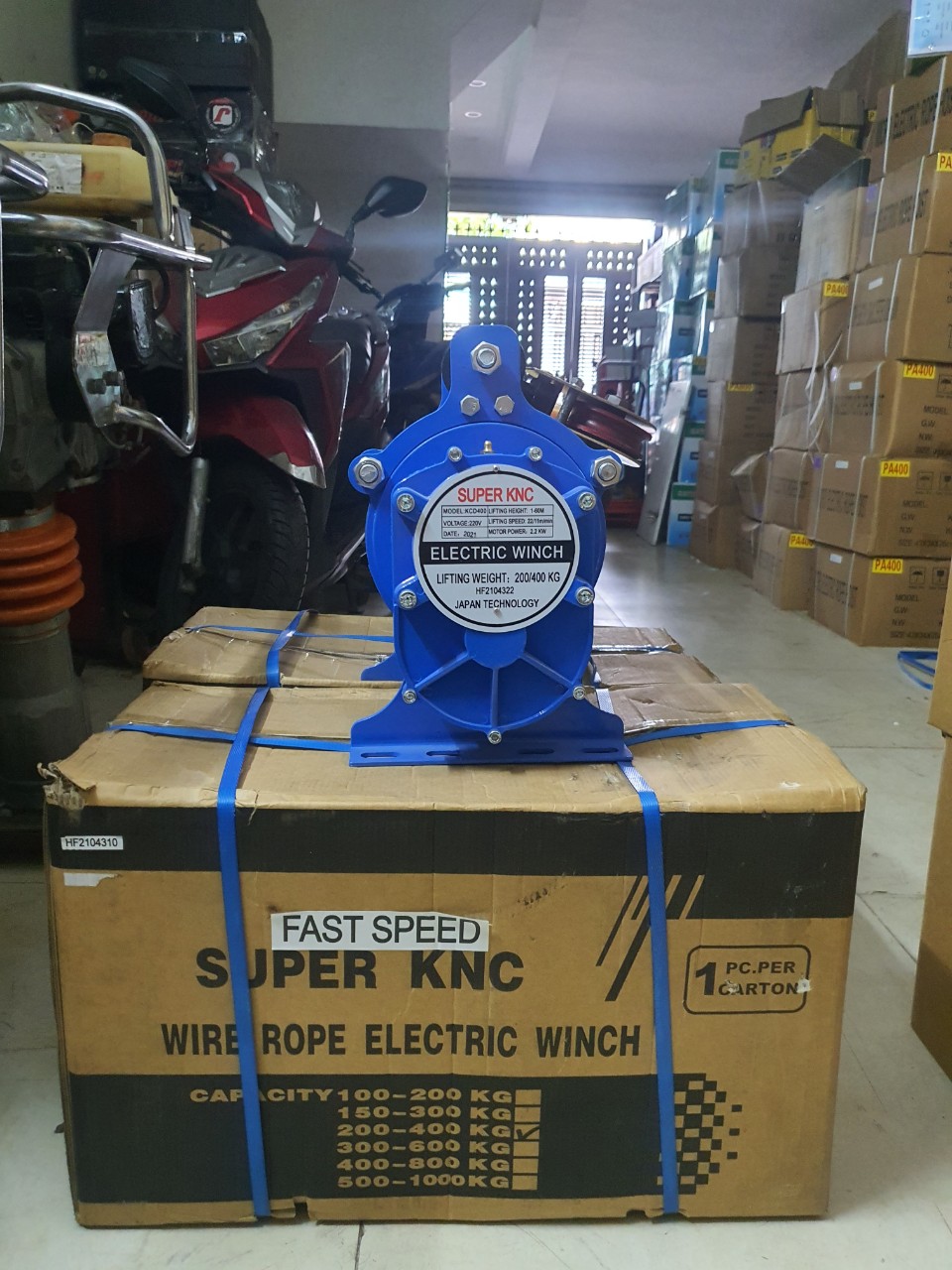 Tời mặt đất cao cấp 200/400 (22m/p)