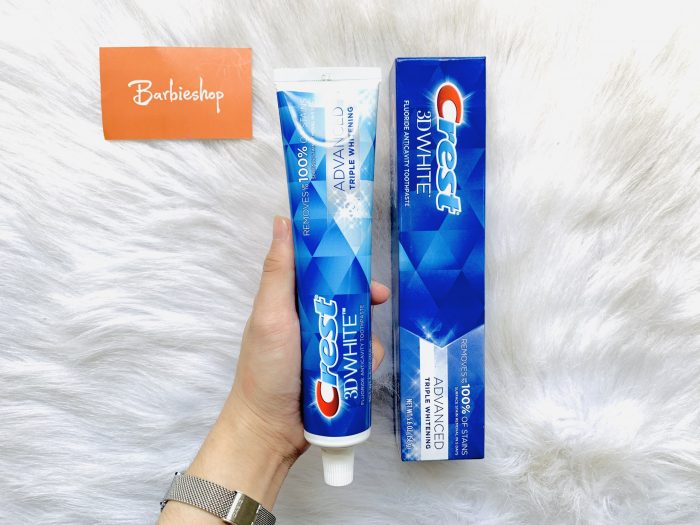 Kem Đánh Răng 3D Crest White Advanced Whitening [147g]