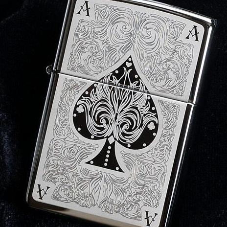 Zippo 28323 - Zippo Ace Filigree Black Ice