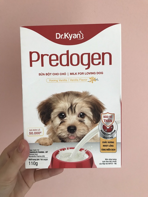 Sữa bột cho chó Dr.Kyan Predogen hộp 110g
