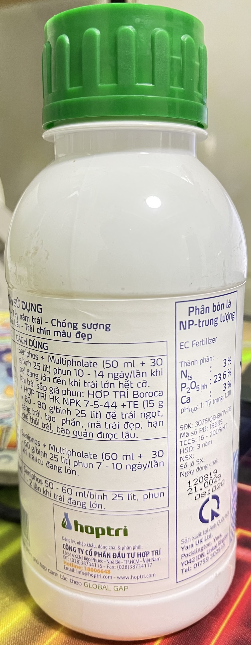 Phân Bón Vi Lượng Yara Vita Seniphos chai 500ml