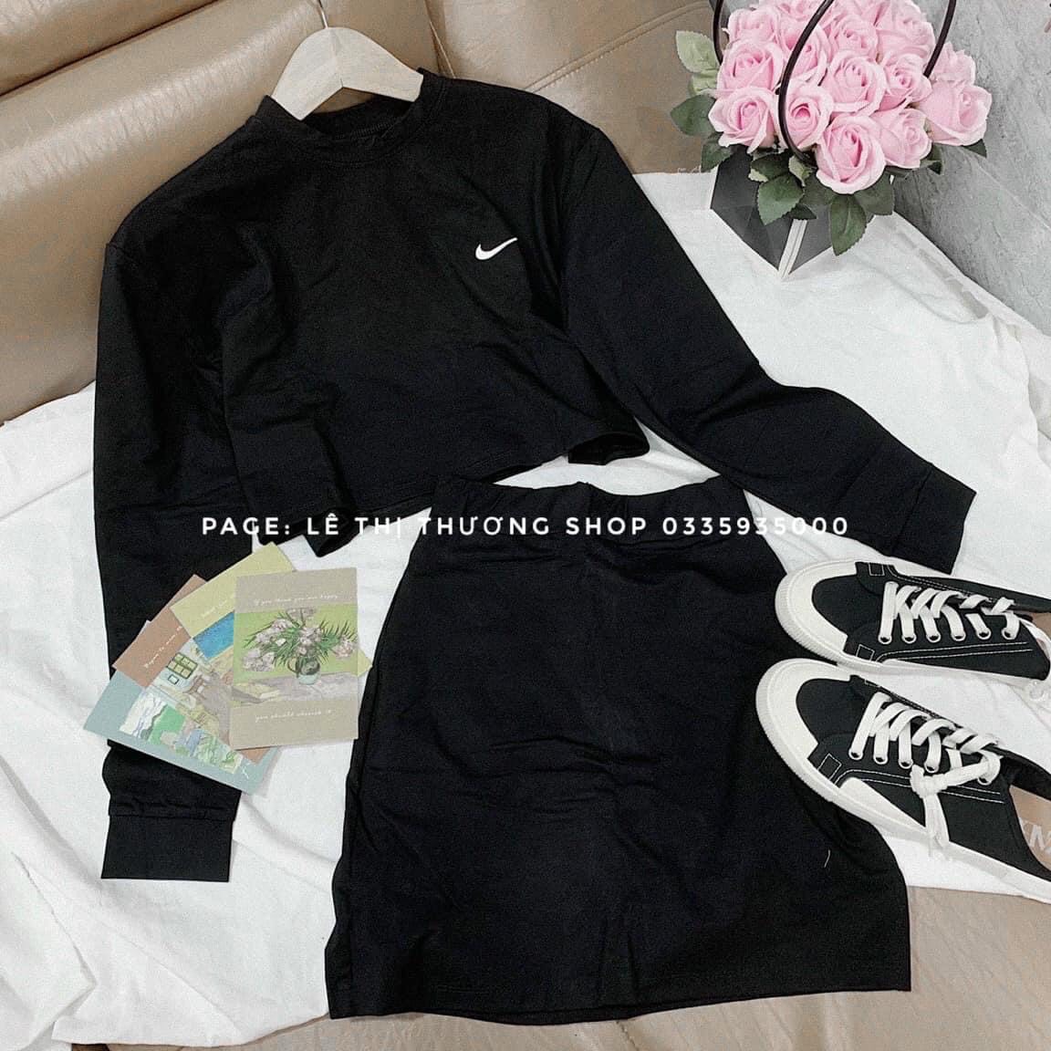 CROPTOP TAY DÀI NIKE
