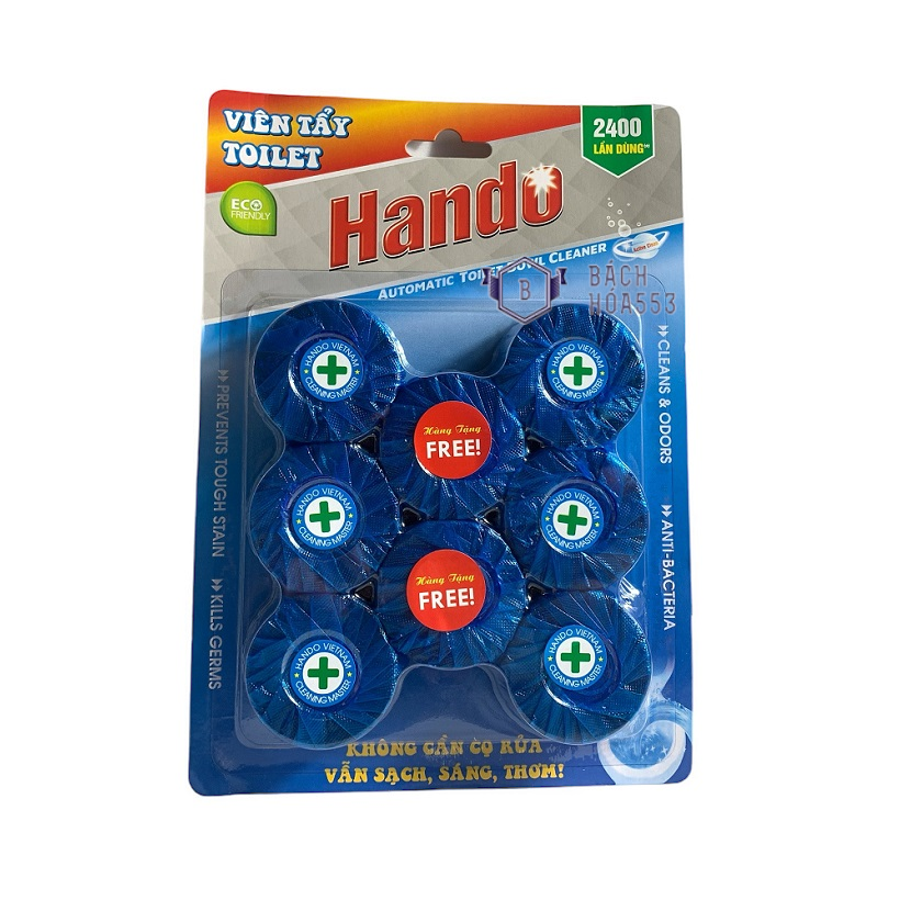 Vỉ 6 viên tẩy xanh làm thơm bồn cầu , toilet Hando BH32